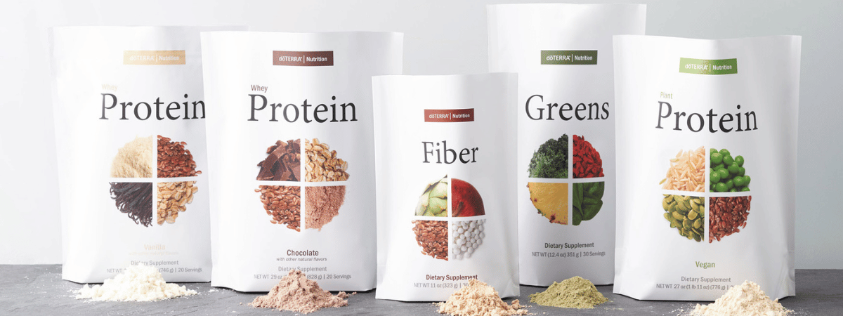 doTERRA Protein and Greens range – Natural plant-based protein and superfoods for health and wellness support