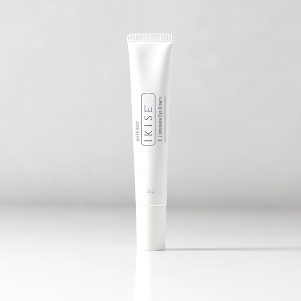 White eye cream tube with 'Kise' branding on a light gray background