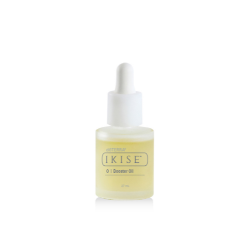 Ikise booster oil bottle on a white background
